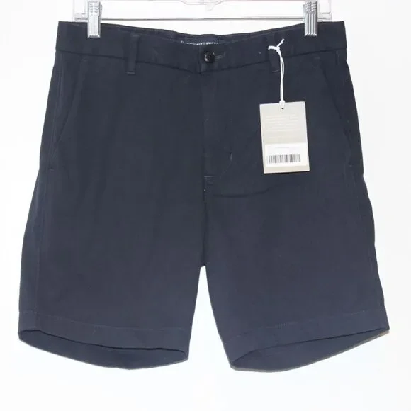 NWT Everyone The 7" Slim Fit Performance Chino Navy Blue shorts Men's Size 31 - Picture 3 of 11
